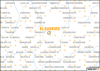 map of El Suspiro