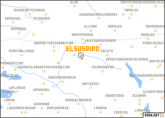 map of El Suspiro