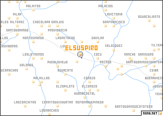 map of El Suspiro