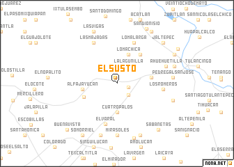 map of El Susto