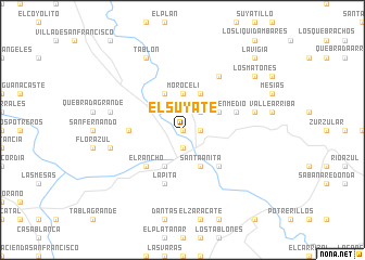 map of El Suyate