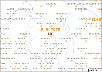 map of El Suyate