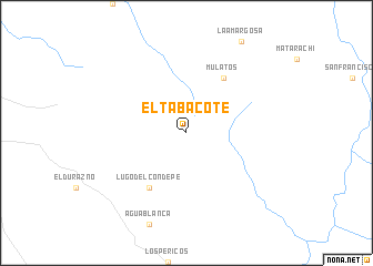 map of El Tabacote