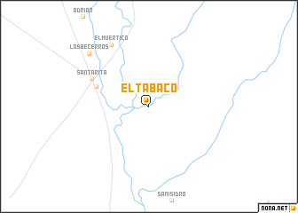 map of El Tabaco