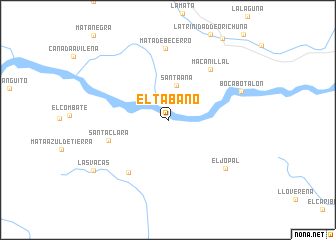 map of El Tábano