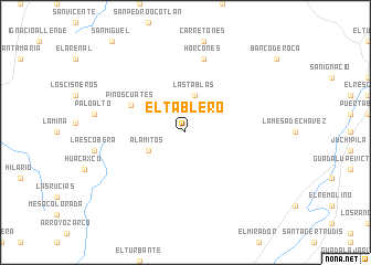map of El Tablero