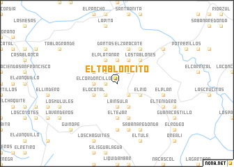 map of El Tabloncito