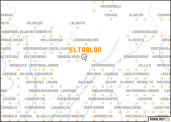 map of El Tablón