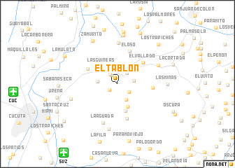 map of El Tablón