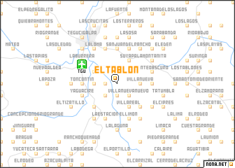 map of El Tablón