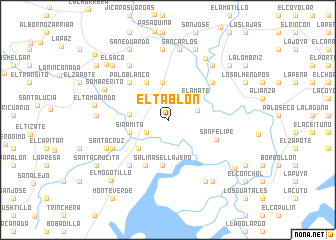 map of El Tablón