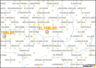 map of El Tablón