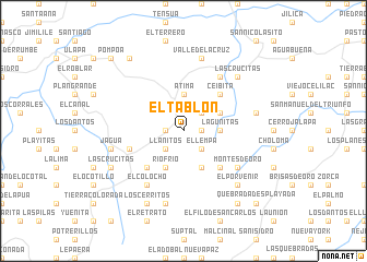 map of El Tablón