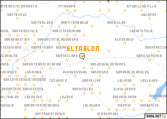 map of El Tablón