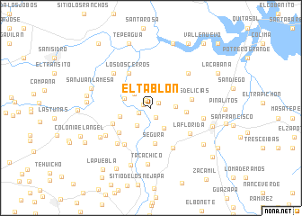 map of El Tablón