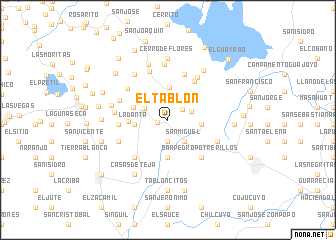 map of El Tablón