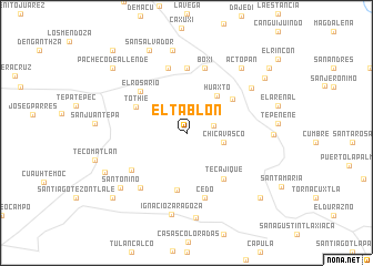 map of El Tablón