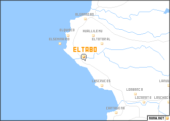 map of El Tabo
