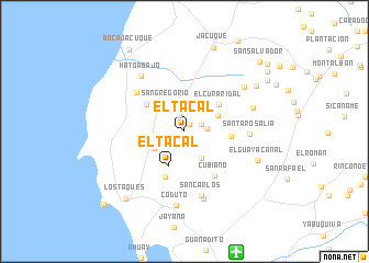 map of El Tacal