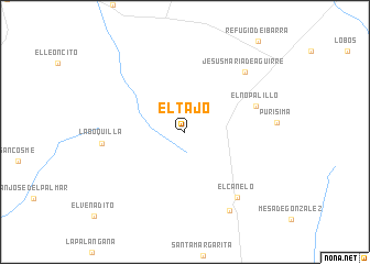 map of El Tajo