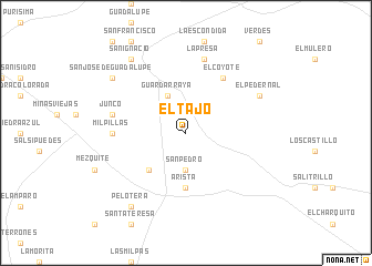 map of El Tajo