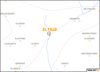 map of El Tajo