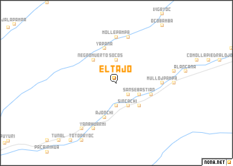 map of El Tajo