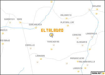 map of El Taladro