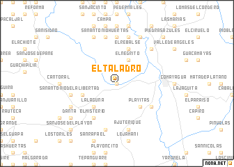 map of El Taladro