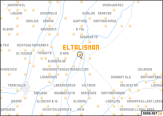 map of El Talismán