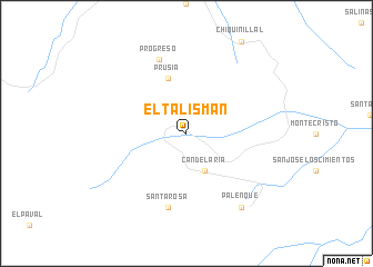 map of El Talismán