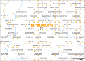 map of El Talpelate