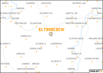map of El Tamacochi