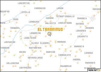 map of El Tamarindo