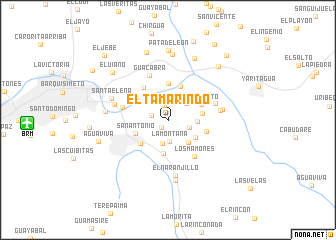 map of El Tamarindo