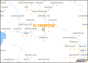 map of El Tamarindo