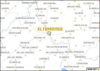 map of El Tamarindo