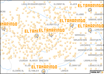 map of El Tamarindo