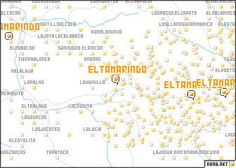 map of El Tamarindo