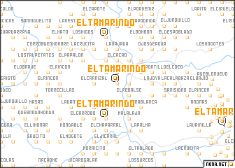 map of El Tamarindo