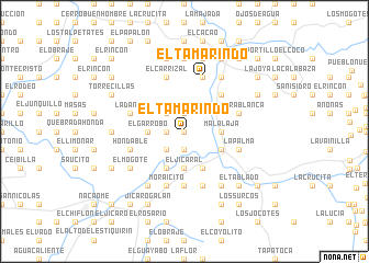 map of El Tamarindo