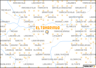 map of El Tamarindo