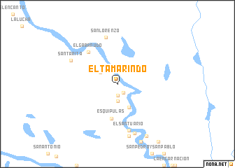 map of El Tamarindo