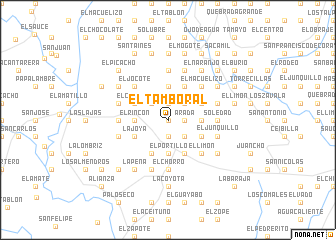 map of El Tamboral