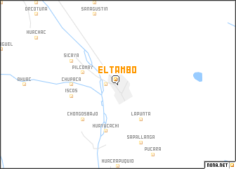 map of El Tambo