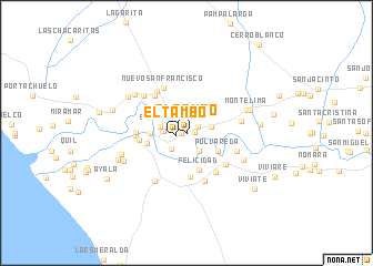 map of El Tambo