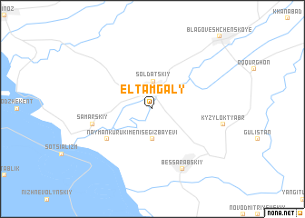 map of Elʼtamgaly