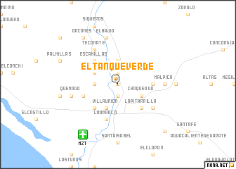 map of El Tanque Verde