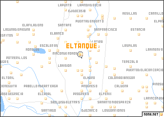 map of El Tanque