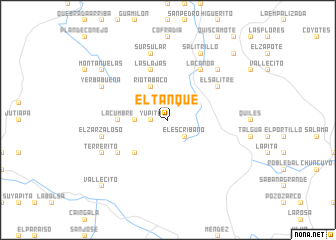 map of El Tanque